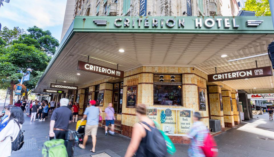 Criterion Hotel Sydney CBD