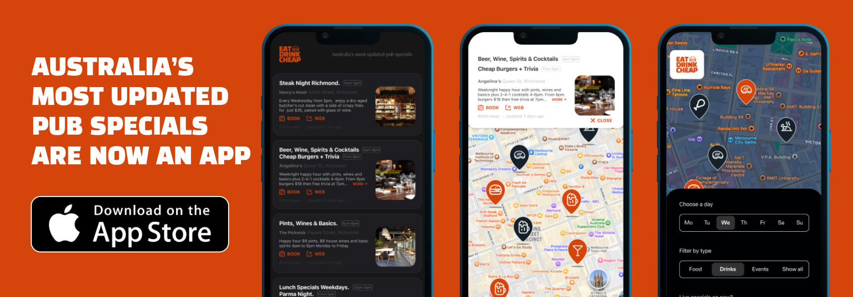 Australia's most updated pub specials is now an iPhone app