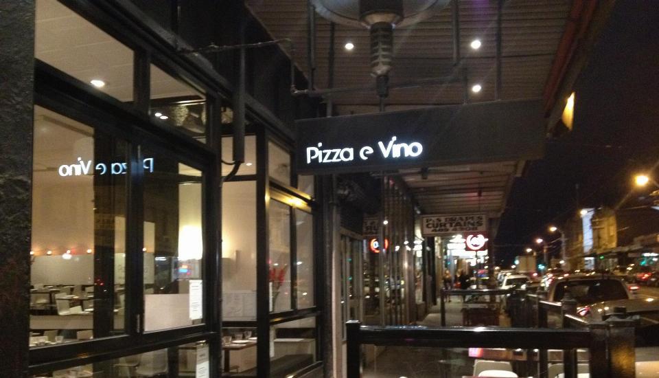 Pizza e Vino Northcote